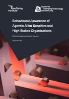 Behavioural Assurance of Agentic AI for Sensitive and High-Stakes Organisations