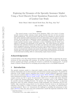 Exploring the Dynamics of the Specialty Insurance Market Using a Novel Discrete Event Simulation Framework: a Lloyd's of London Case Study