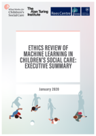 Ethics of machine learning in children's social care